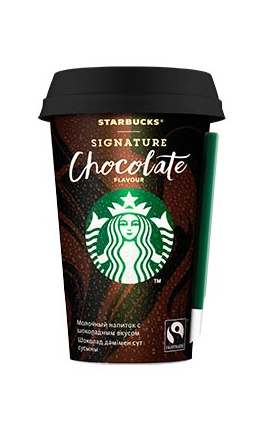 Молочный напиток c шоколадным вкусом Starbucks® Signature Chocolate, 0.22 л