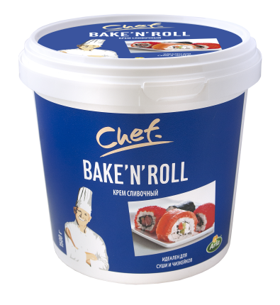 Крем сливочный Chef Bake'n'Roll, 1,5 кг